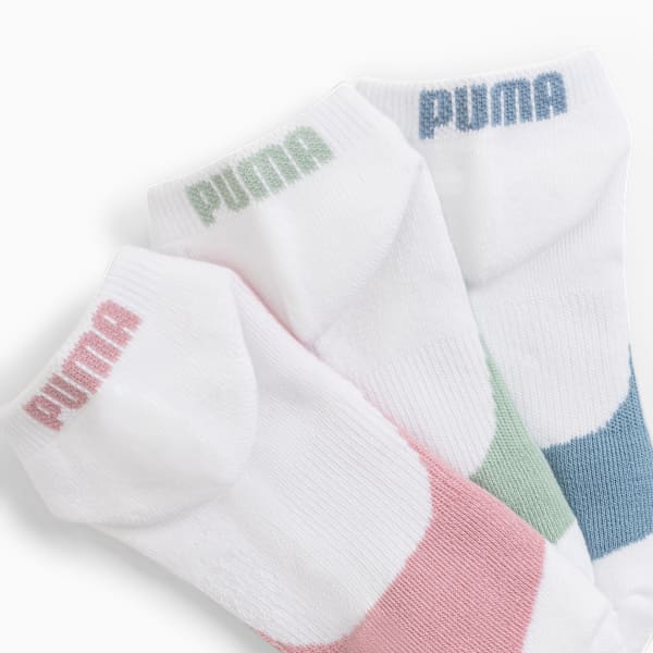 Chaussettes courtes mi-tissu bouclette Femme (6 paires), MEDIUM PINK, extralarge